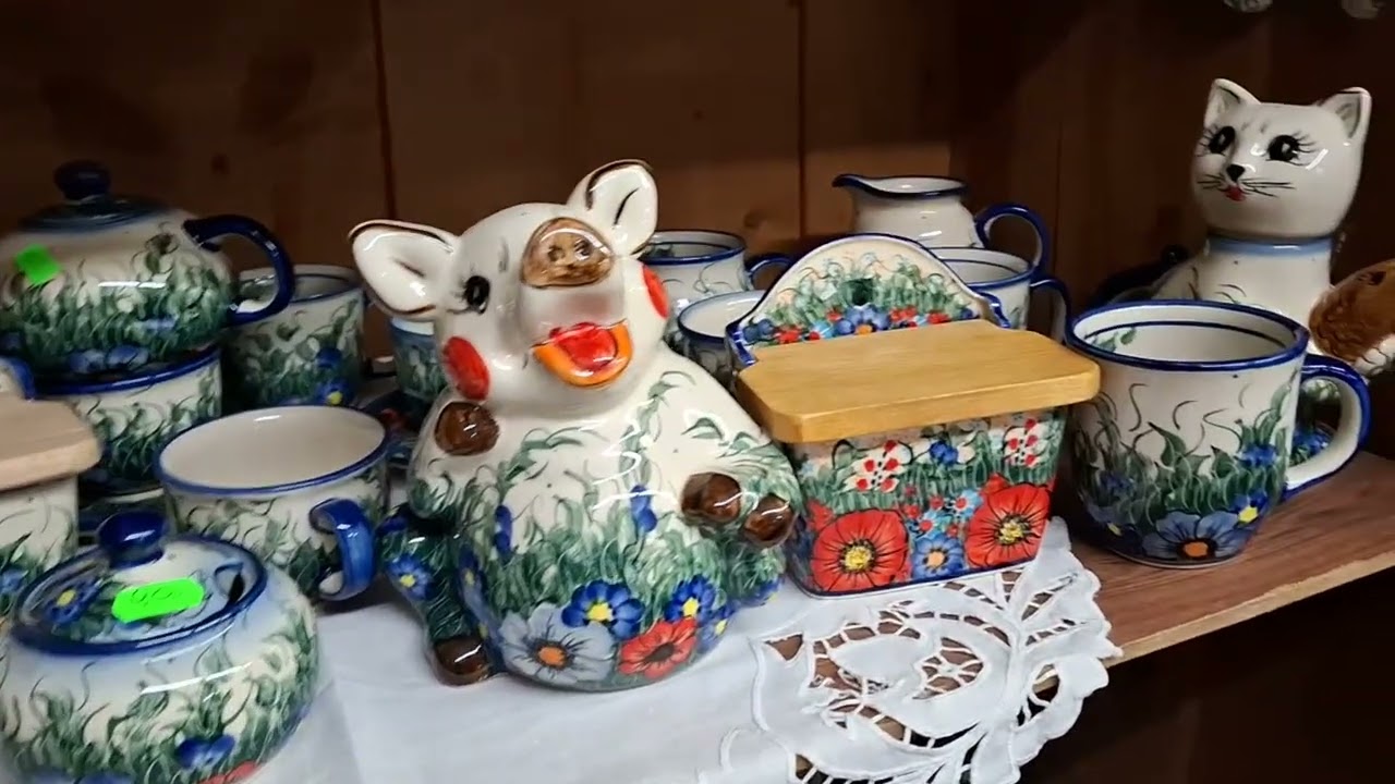 BOLESŁAWIEC - CERAMICZNE CUDEŃKA -  CERAMIKA BOLESŁAWIECKA  CZĘŚĆ 2