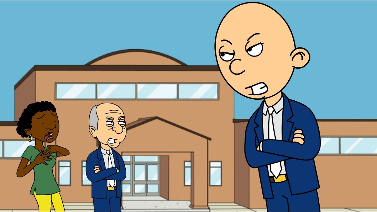 Classic Caillou Becomes The Principal/Grounded