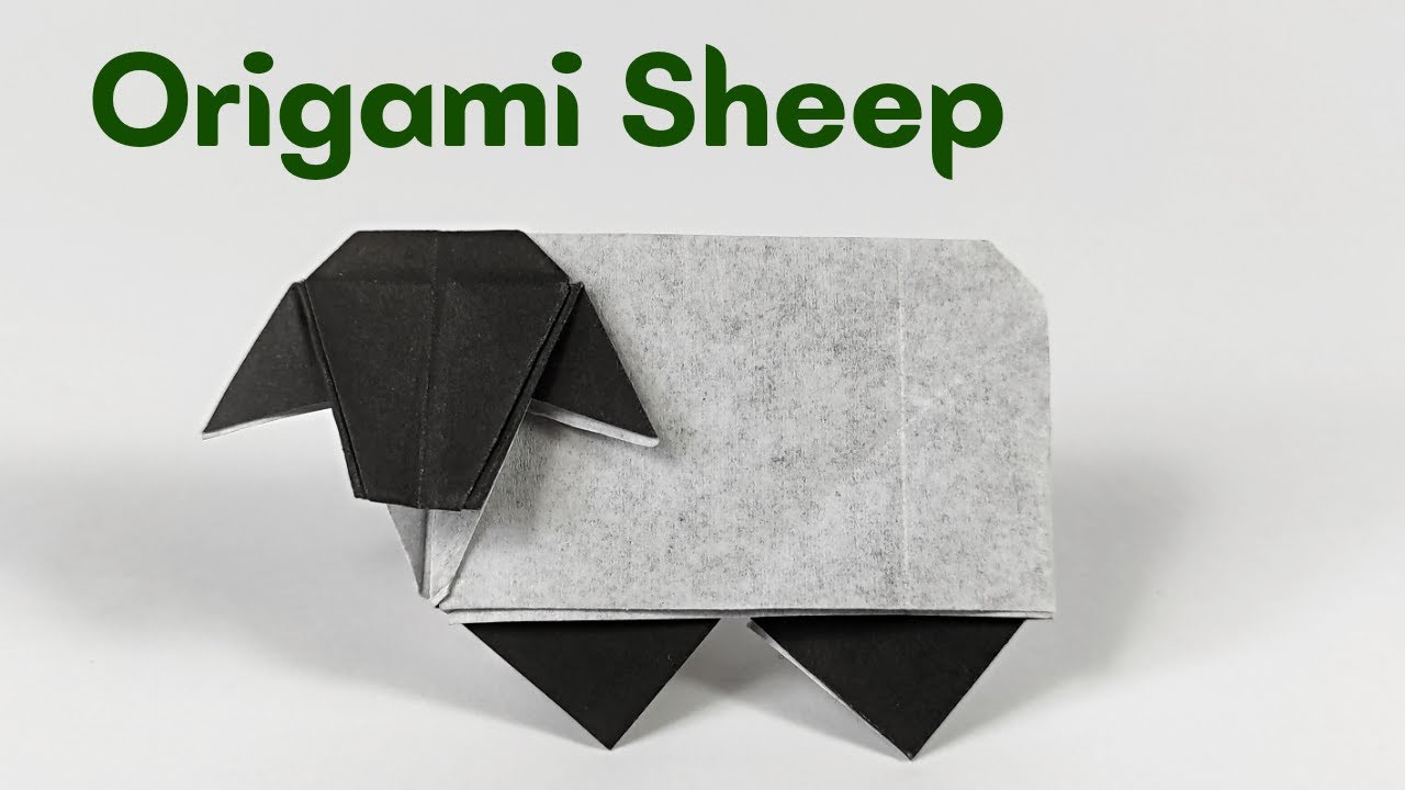 Origami Sheep 🐑 How to make a paper Sheep 🐑 Easy Origami Sheep with Onix Origami