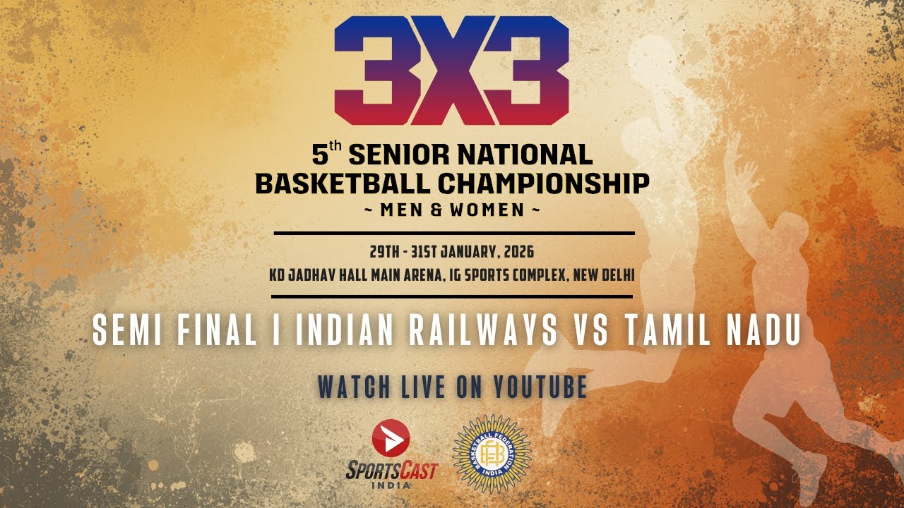 SEMI FINAL | WOMEN | INDIAN RAILWAYS VS TAMILNADU | 5TH SR. NATIONAL BASKETBALL 3X3 CHAMPIONSHIP
