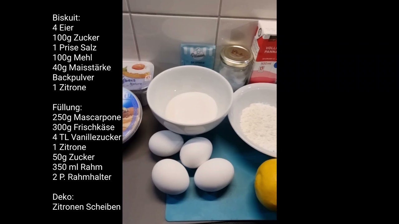 Zitronentorte mit Mascarpone, viel spass beim backen