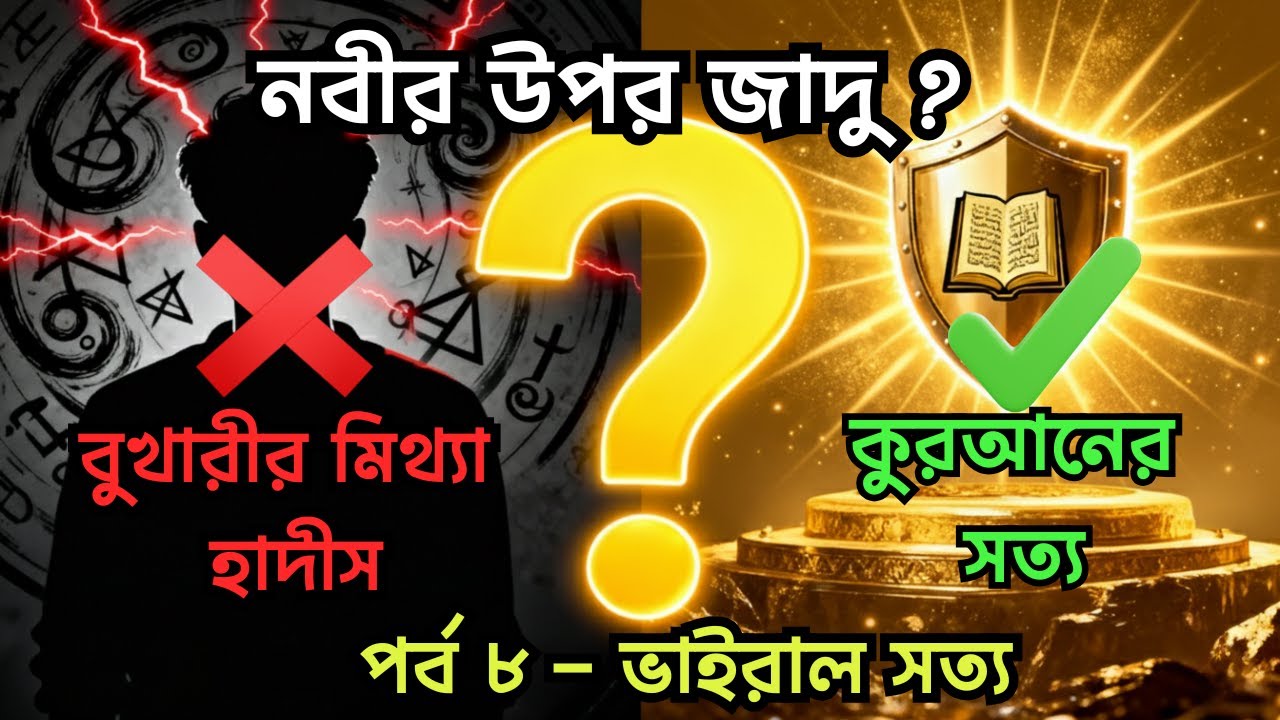 এই হাদীস জানলে চোখ খুলে যাবে! নবীর উপর জাদু ? | শকিং সত্য! পর্ব ৮