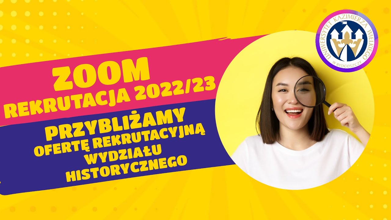Wydział Historyczny UKW - zoom na rekrutację