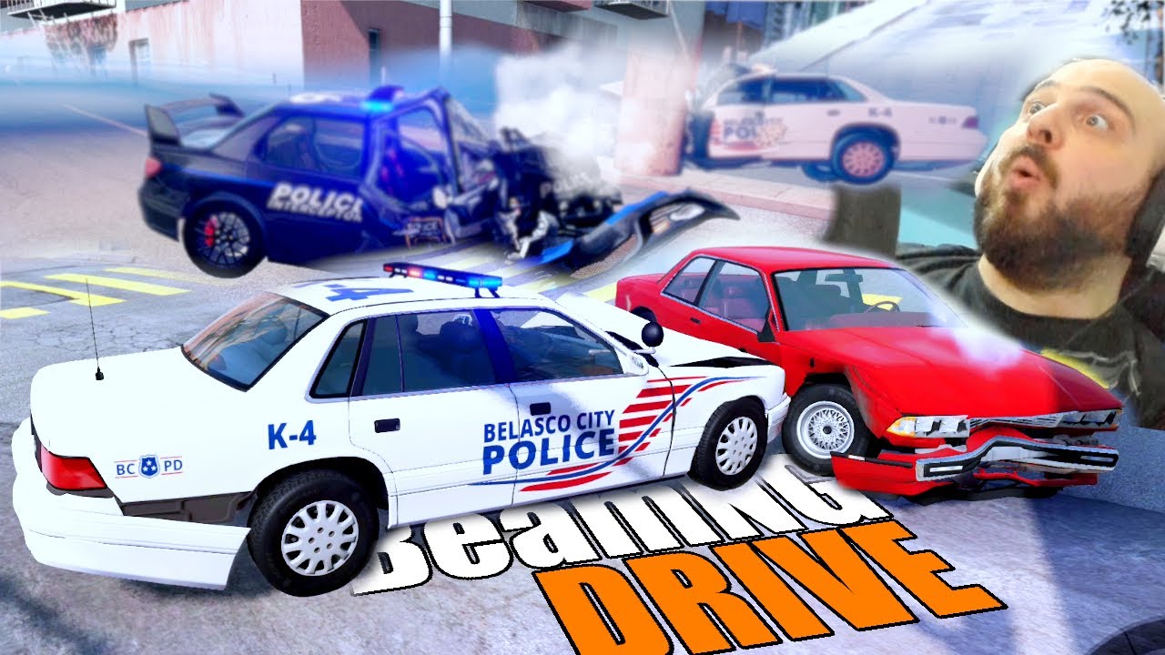 BeamNG Drive: INSEGUIMENTI con VOLANTE Assurdi