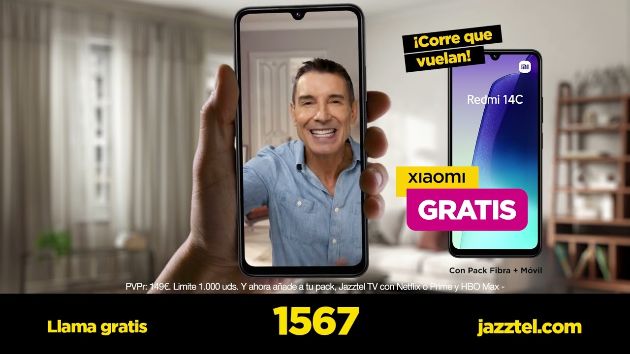 Llévate un smartphone Xiaomi GRATIS con Jazztel