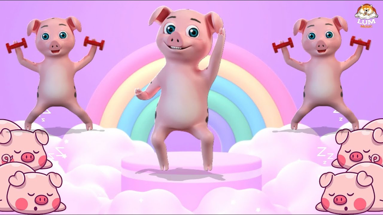 Ba Ch&uacute; Heo Con - B&agrave; Của Em C&oacute; Một Đ&agrave;n Heo Con | Li&ecirc;n Kh&uacute;c Nhạc Hoạt H&igrave;nh Triệu View Si&ecirc;u Hot Tiktok