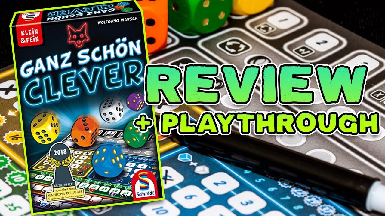 Ganz Sch&ouml;n Clever! / That's So Clever! Board Game Review & Playthrough