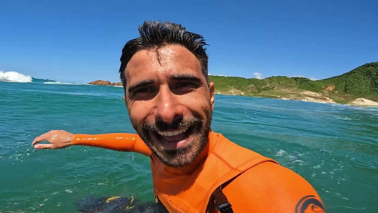 FUI ATÉ O MATADEIRO MAS ACABEI SURFANDO NA PRAINHA DA GUARDA