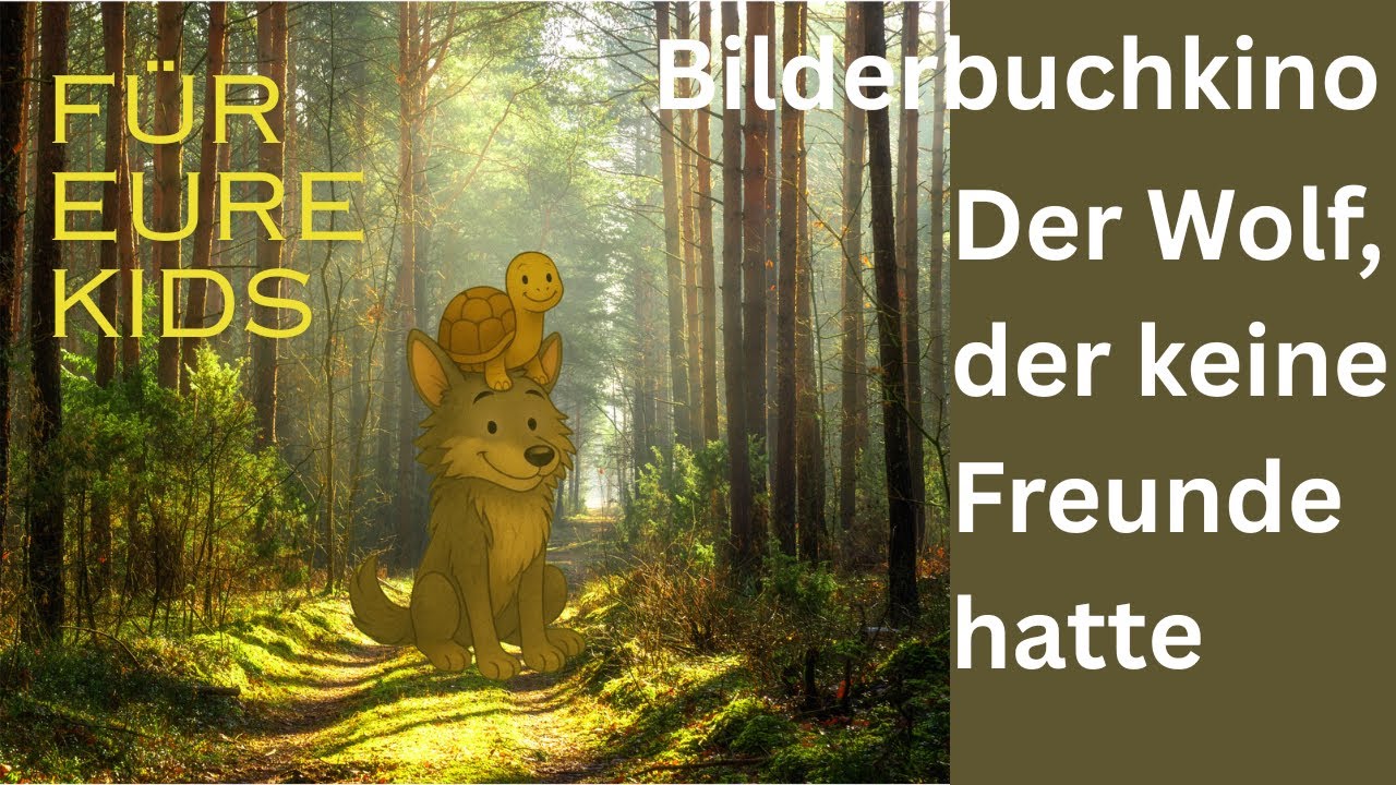 Bilderbuchkino Der Wolf der keine Freunde hatte #kinderbücher #wolf #freundschaft #familie