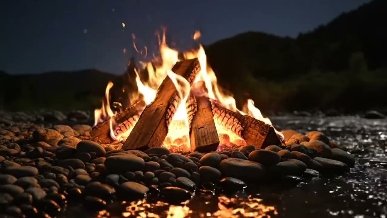 Fireplace Glow – Stress Relief Ambience