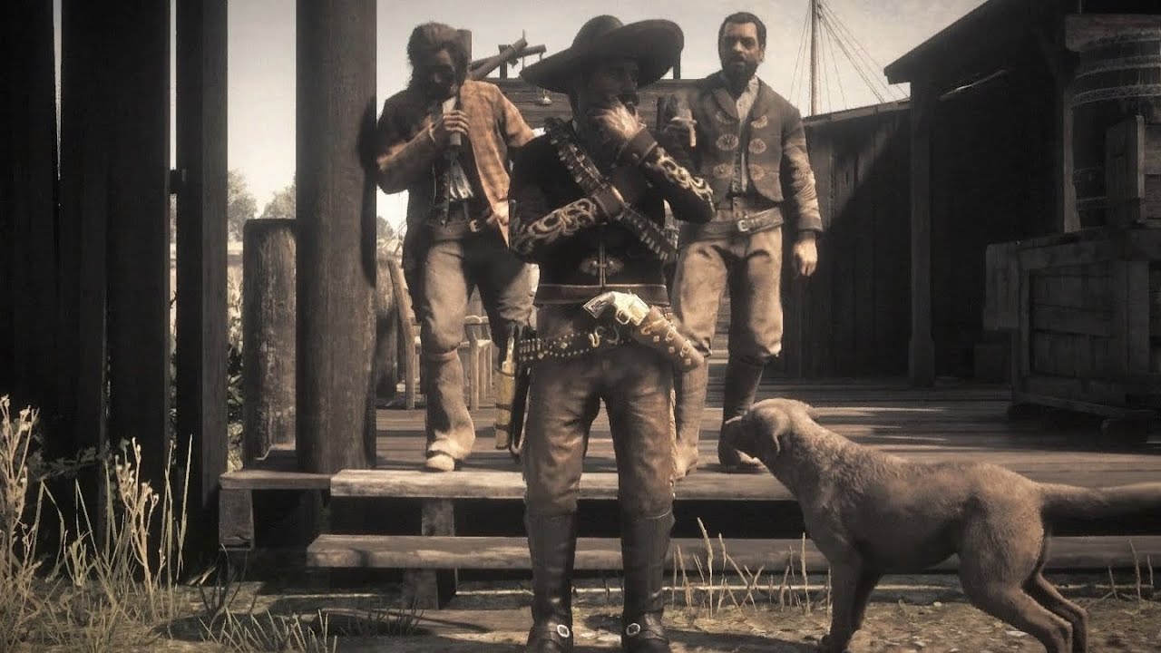Red dead online Mexican bandito outfits (Male)