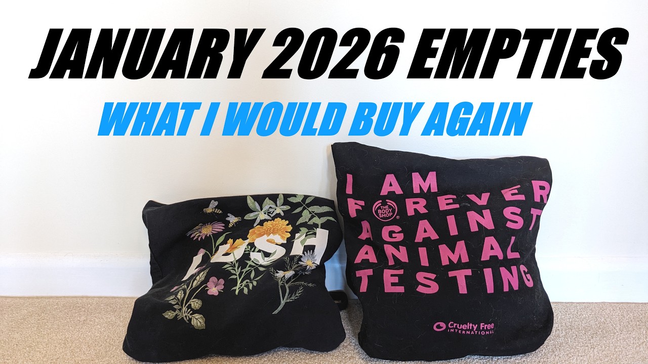 JANUARY 2026 EMPTIES/ LUSH,THE BODY SHOP & CANDLES