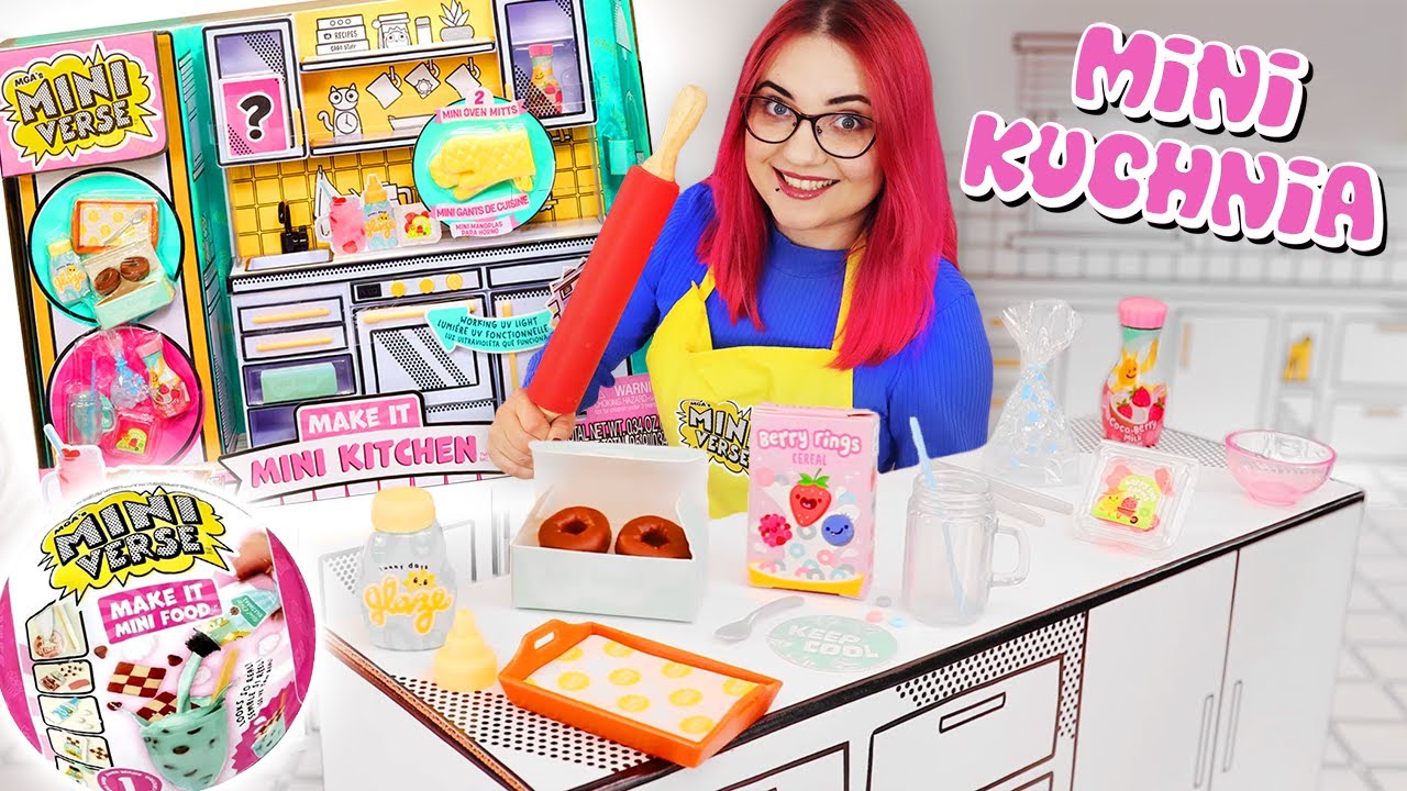 Gotuje w MINI KUCHNI 🍳 Zrobiłam Miniaturowe JEDZENIE 🍩 Miniverse Diner