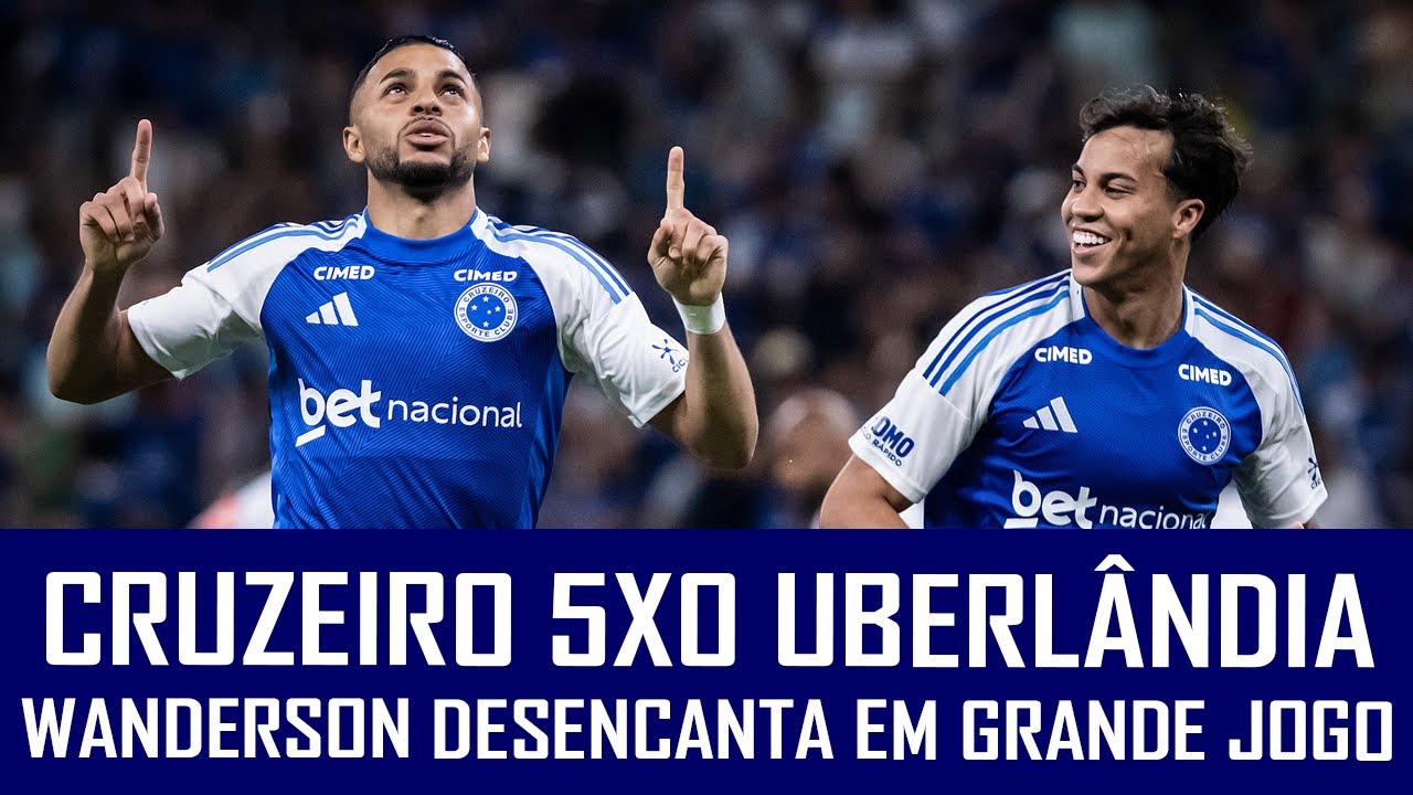 CRUZEIRO 5X0 UBERLÂNDIA - CAMPEONATO MINEIRO