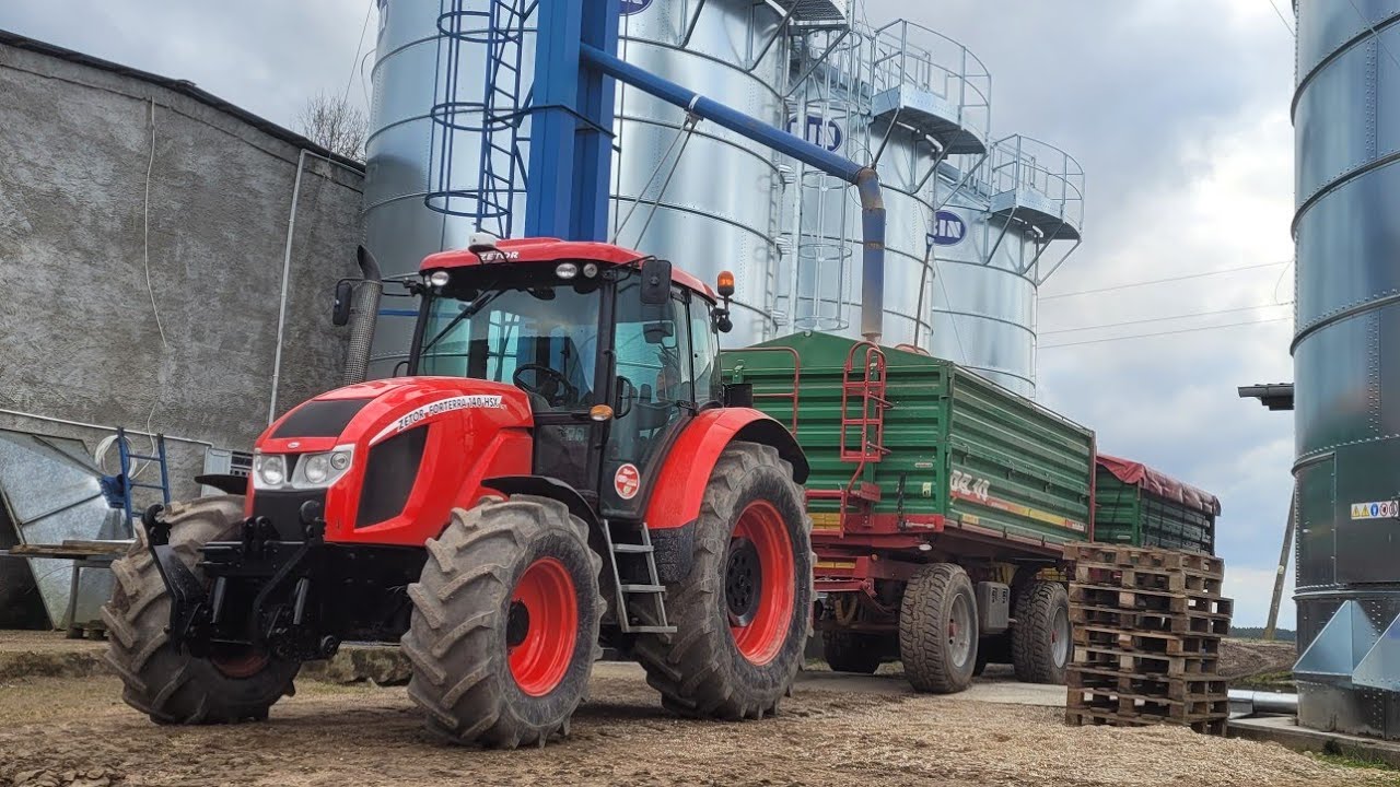 Zasyp zboża z BIN💪😃🖐 #zetor#metaltech#Bin#PomKalisz👌🚜