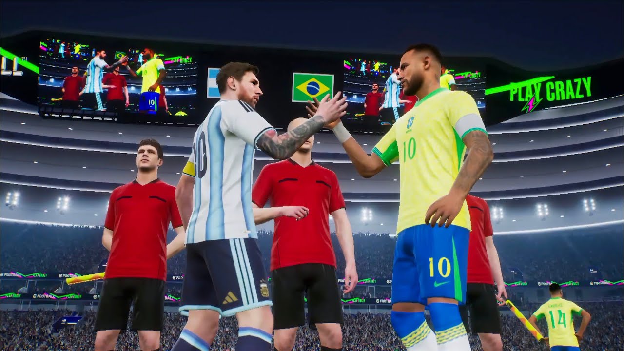Argentina v Brasil eFOOTBALL 1080p50FPS - English Commentary