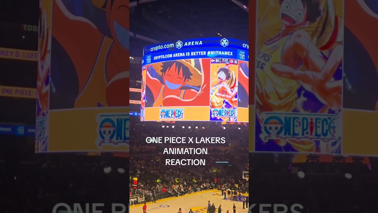 ONE PIECE LAKERS Animation REACTION