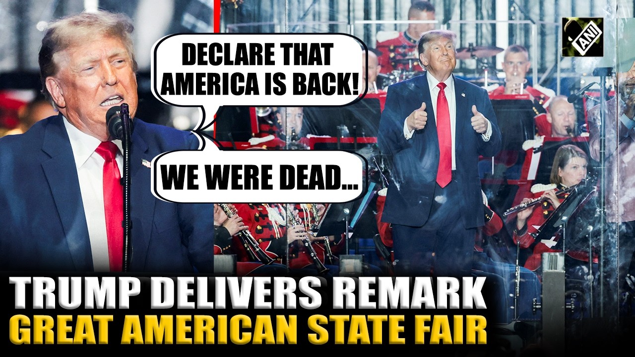 WATCH: Trump delivers remarks at &lsquo;Great American State Fair&rsquo; during Freedom 250 celebrations