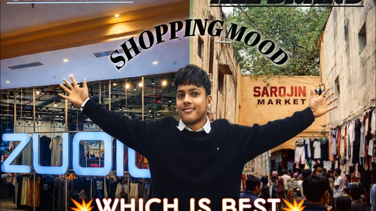 Aaj hum compare kar rahe hain Zudio vs Sarojini MarketMatlab ONE BRAND vs ALLBRANDshopping challenge