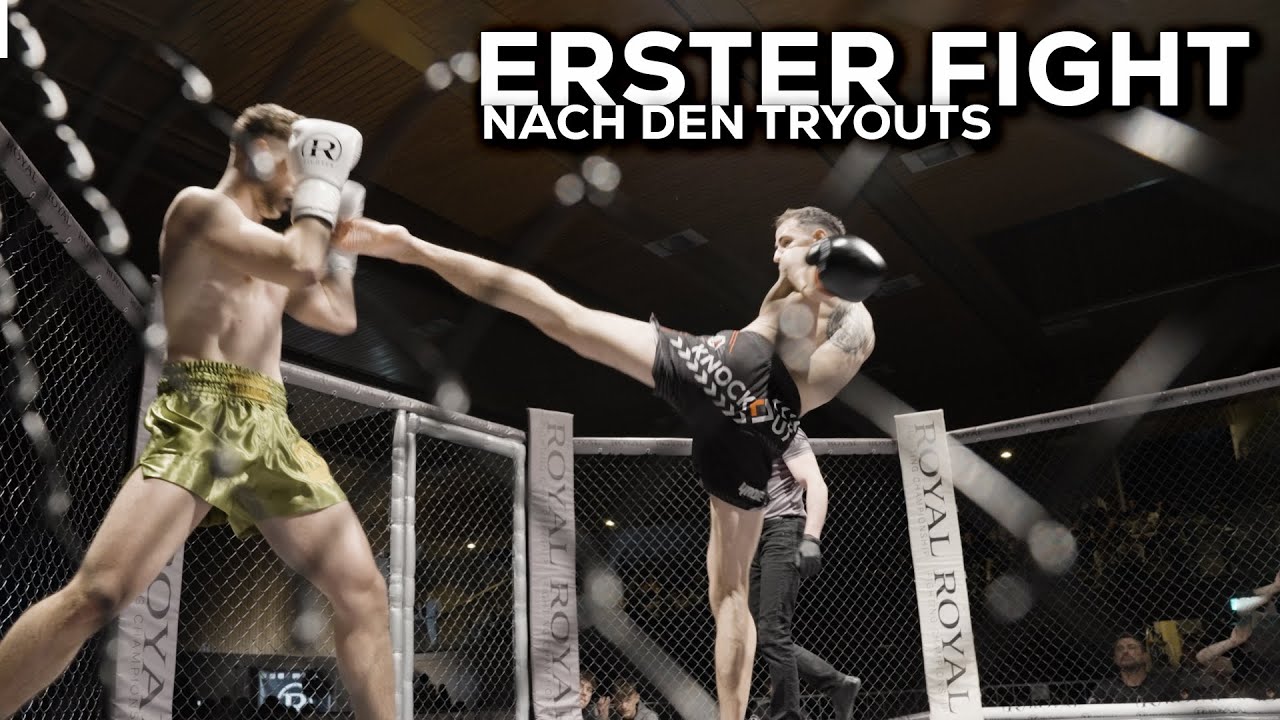 BEHIND THE SCENES des ersten FIGHTS nach den Tryouts.
