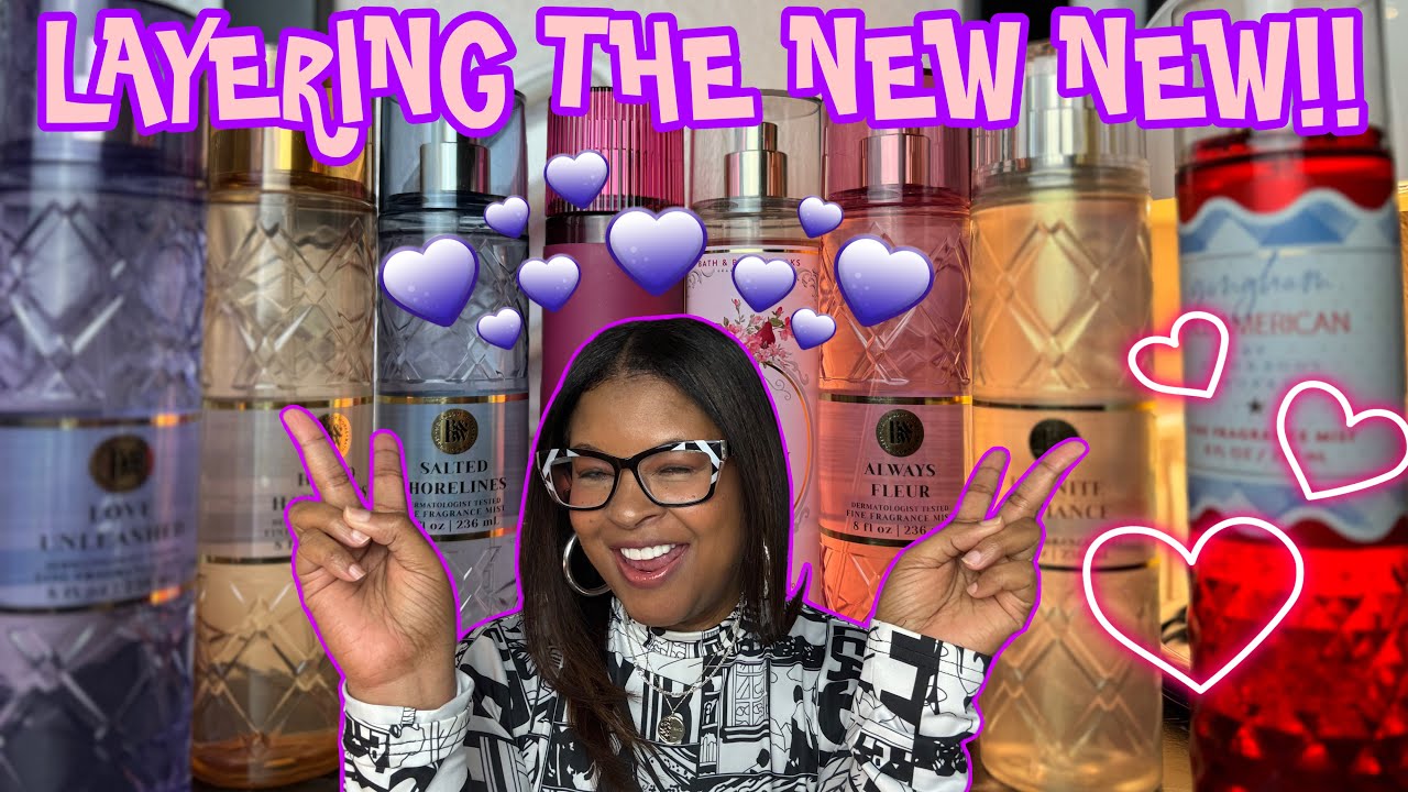 LAYERING THE NEW EVERYDAY LUXURY LINE FROM BATH&BODYWORKS!!!♥️🌺