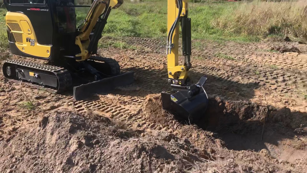 Yanmar sv18 lyzka trapezowa