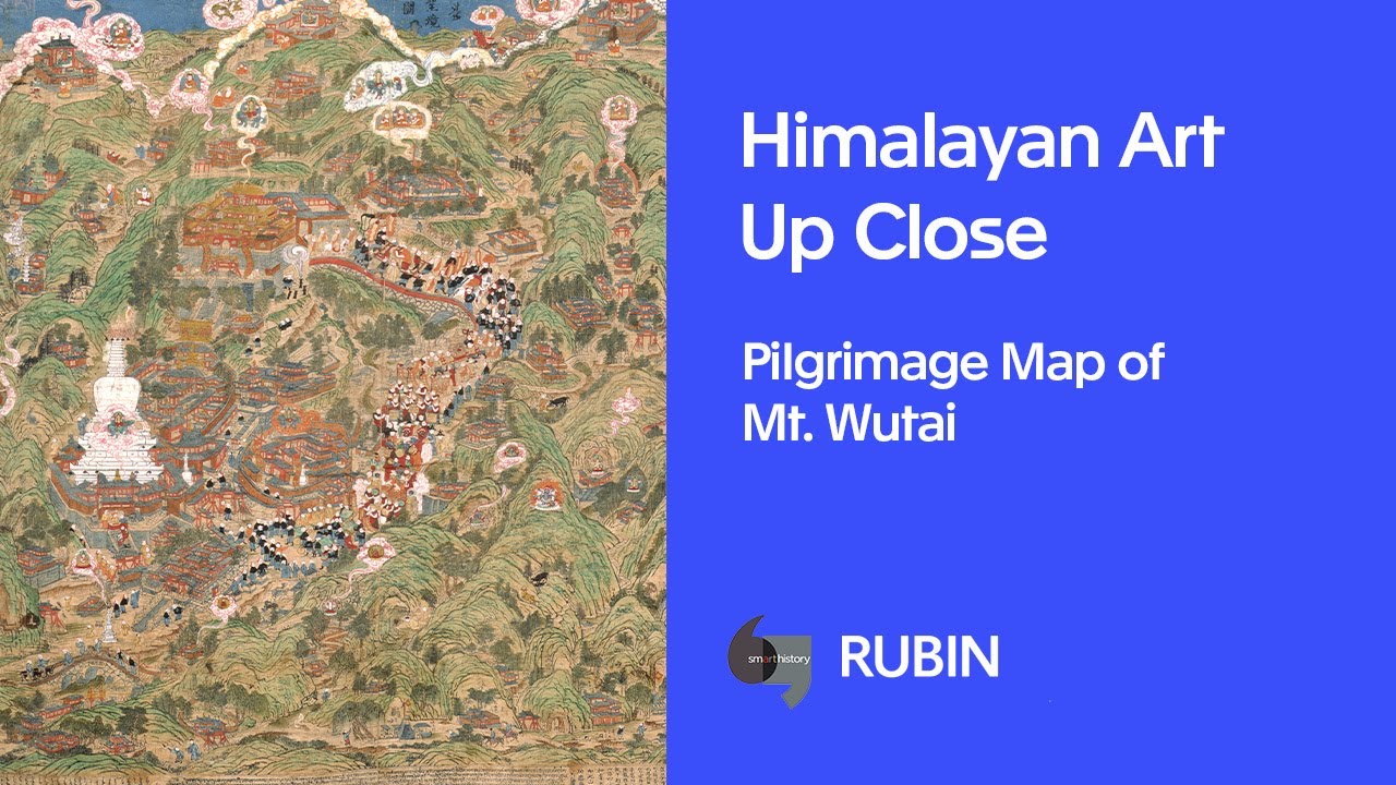 Himalayan Art Up Close: Pilgrimage Map of Mt. Wutai