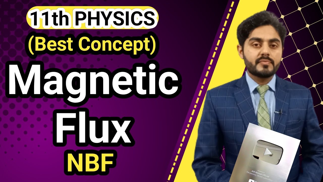 Magnetic flux class 11 nbf || 11th class physics || NBF || By Atif Ahmed || Federal board || in urdu