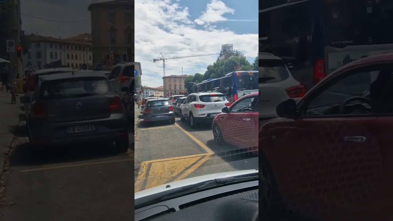 SI FERMA A GUARDARE IL TRAFFICO DI FIRENZE E QUELLO CHE DICE FAR&Agrave; DISCUTERE!!