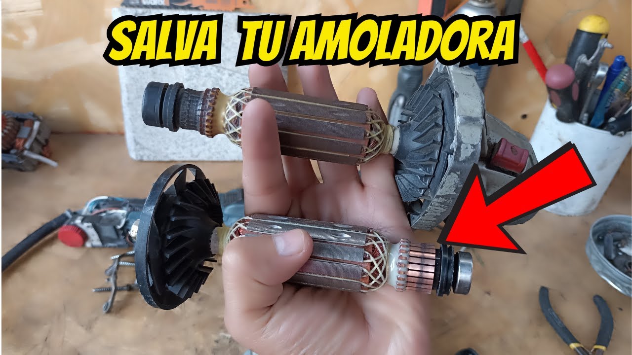 🔧 ¡Le di una segunda vida a mi amoladora! Así la salvé antes de que sea tarde