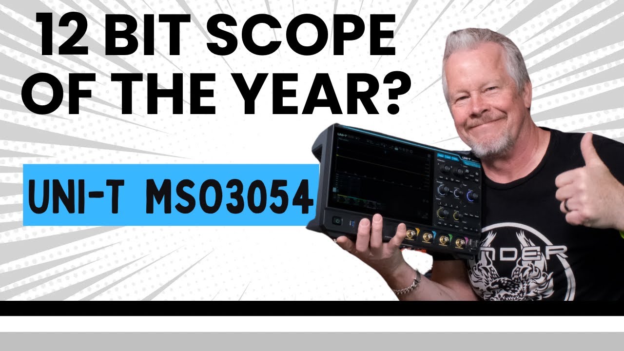 12 Bit Oscilloscope of the Year? Uni-T MSO3054HD with Logic Analyzer, 2CH ARB generator #rigol12bit