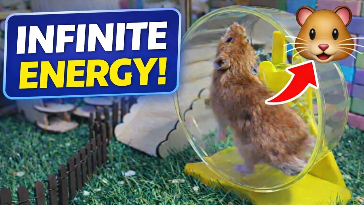 Hamster Playground Day! Wheel Run, Garden Fun & Cute Snack Break