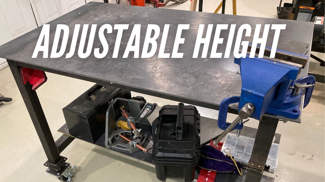 Making a Height Adjustable Welding Table