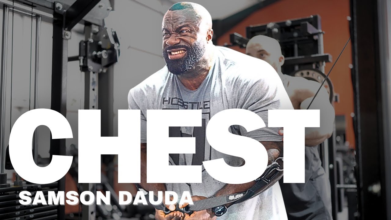 Chest and calves workout at the Cave | Samson Dauda