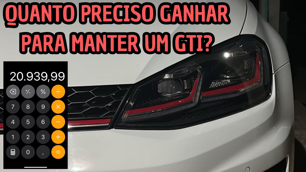 QUANTO CUSTA MANTER UM VW GOLF GTI? (2014 a 2019)