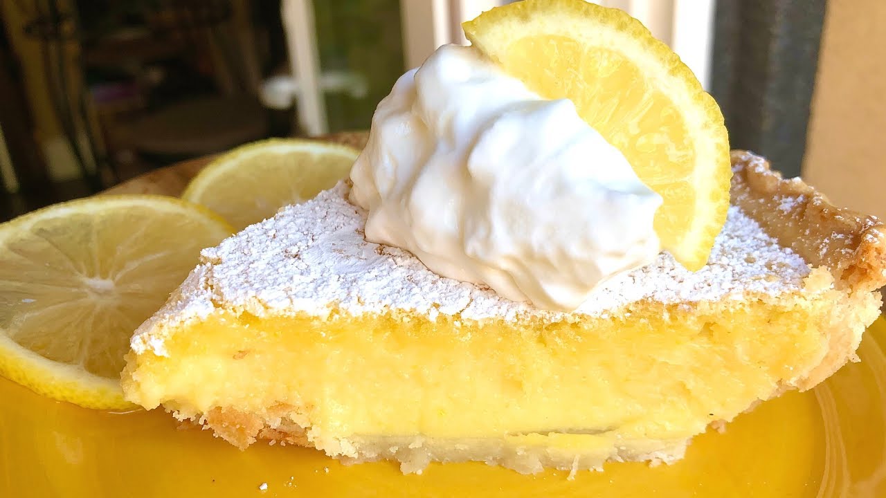 CALIFORNIA SUNSHINE LEMON PIE 🍋🍋🍋🍋🍋| EASY LEMON PIE