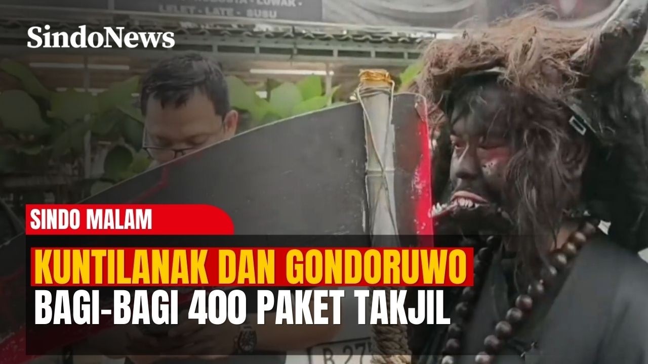 Kuntilanak dan Gondoruwo Bagi-Bagi 400 Paket Takjil Selama Ramadan | Sindo Malam | 1/03