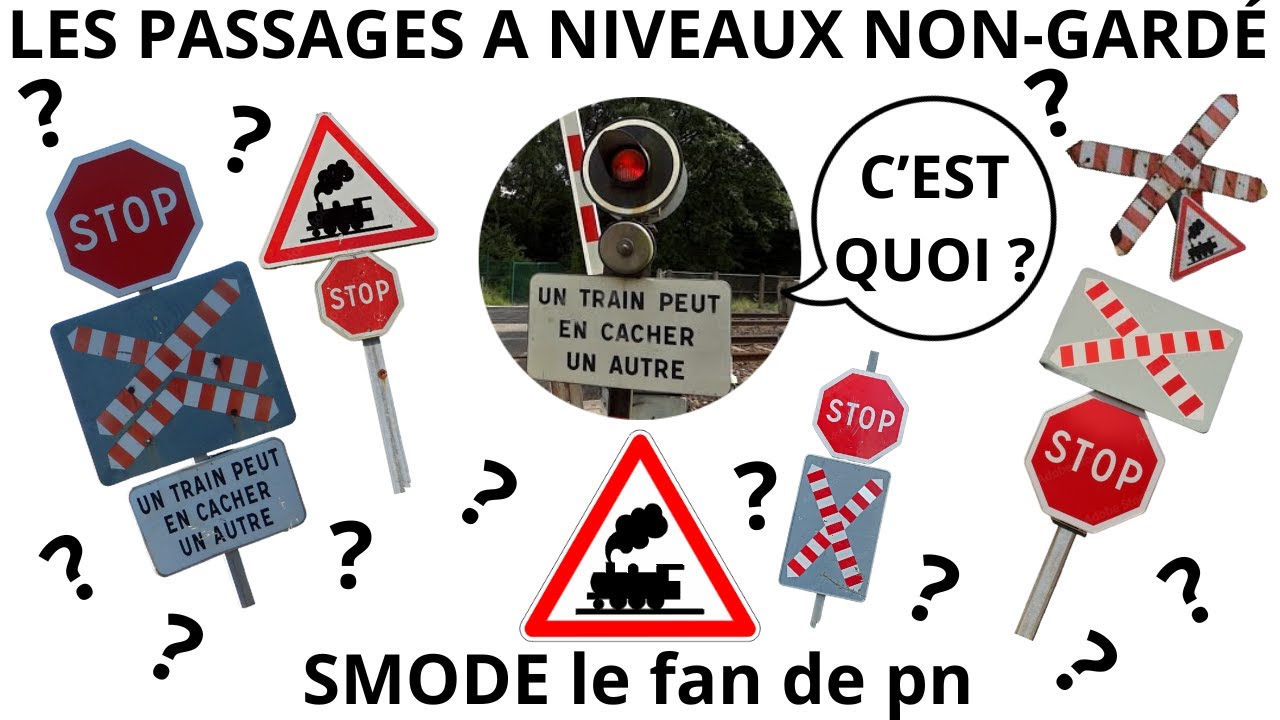 Les passages à niveaux non-gardés / sans-barrières, Quécécé ?