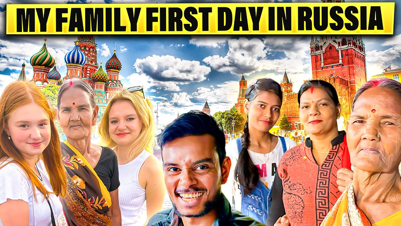 Our First day in RUSSIA & Red Square