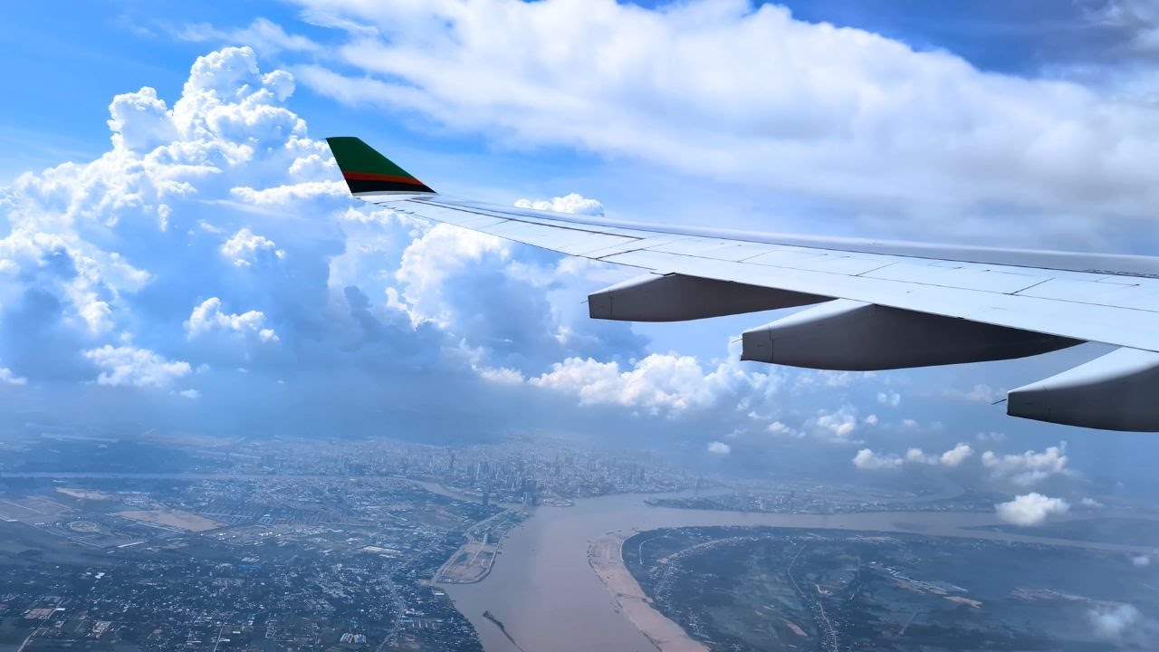 4K | EVA Air A330-300 FULL TAKE-OFF & CLIMB | Phnom Penh (KTI) to Taipei (TPE) | BR266