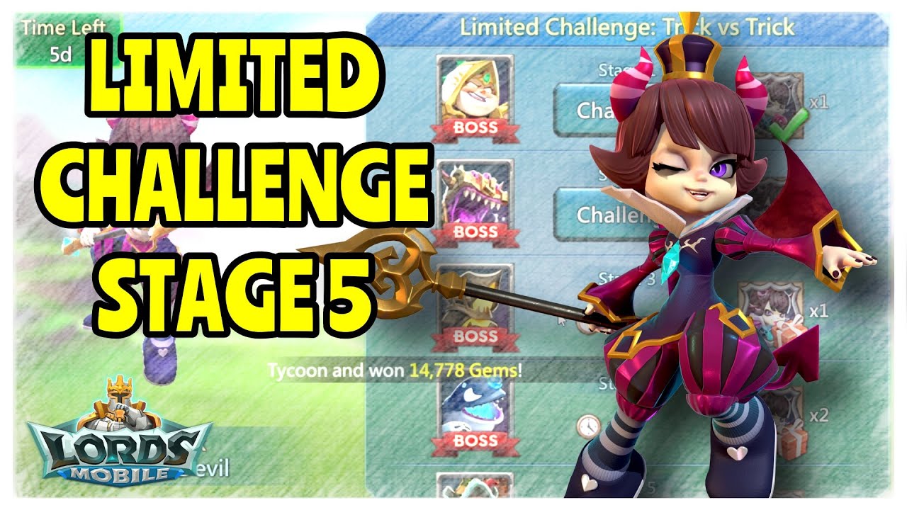 Limited Challenge Stage 5 Petite Devil - Lords Mobile