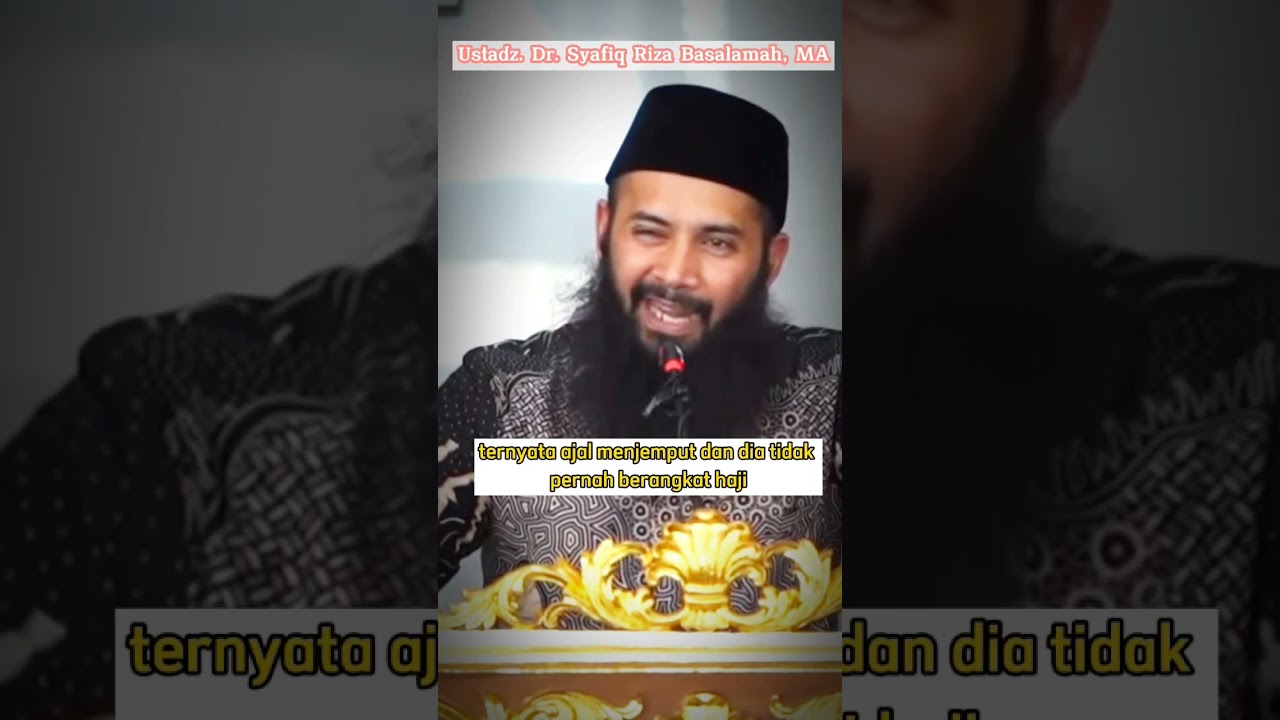 JANGAN PERNAH MENUNDA AMAL SHOLEH | Ustadz Dr. Sayifq Riza Basalamah, MA