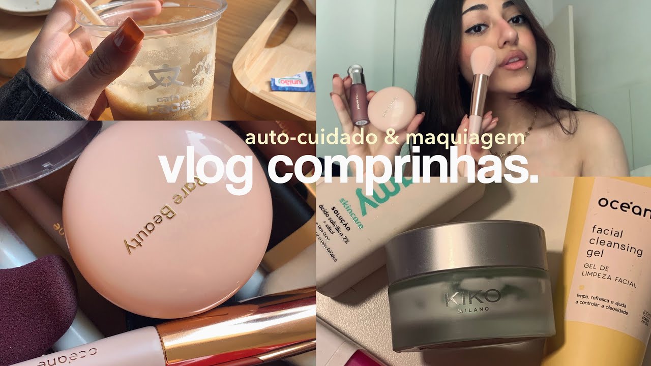 vlog comprinhas de auto-cuidado e maquiagem (sephora, oceane)