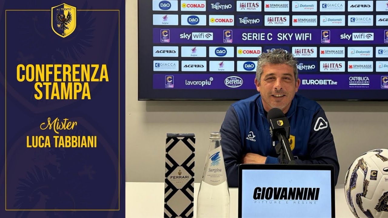 Trento-Lumezzane, Tabbiani: “La squadra sta bene: siamo pronti per un’altra settimana importante”