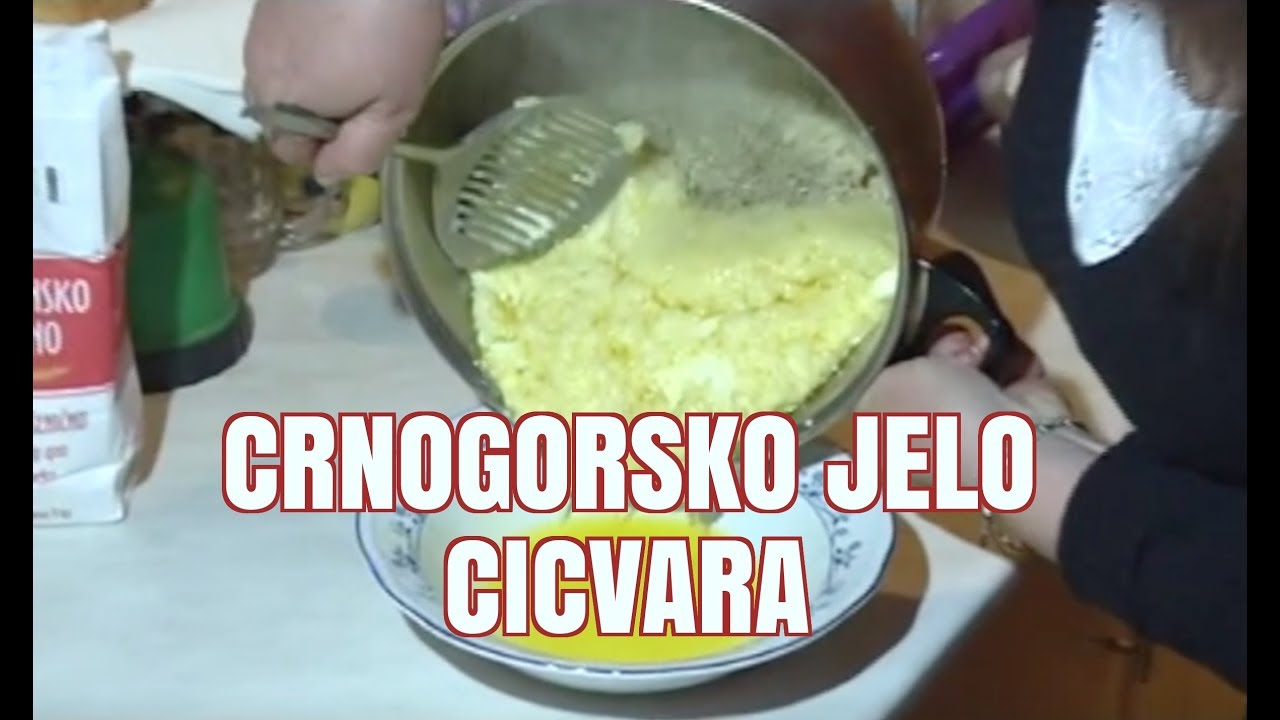 KOLASIN - DOMACICA VESELINKA SPREMA CICVARU TRADICIONLANO CRNOGORSKO JELO