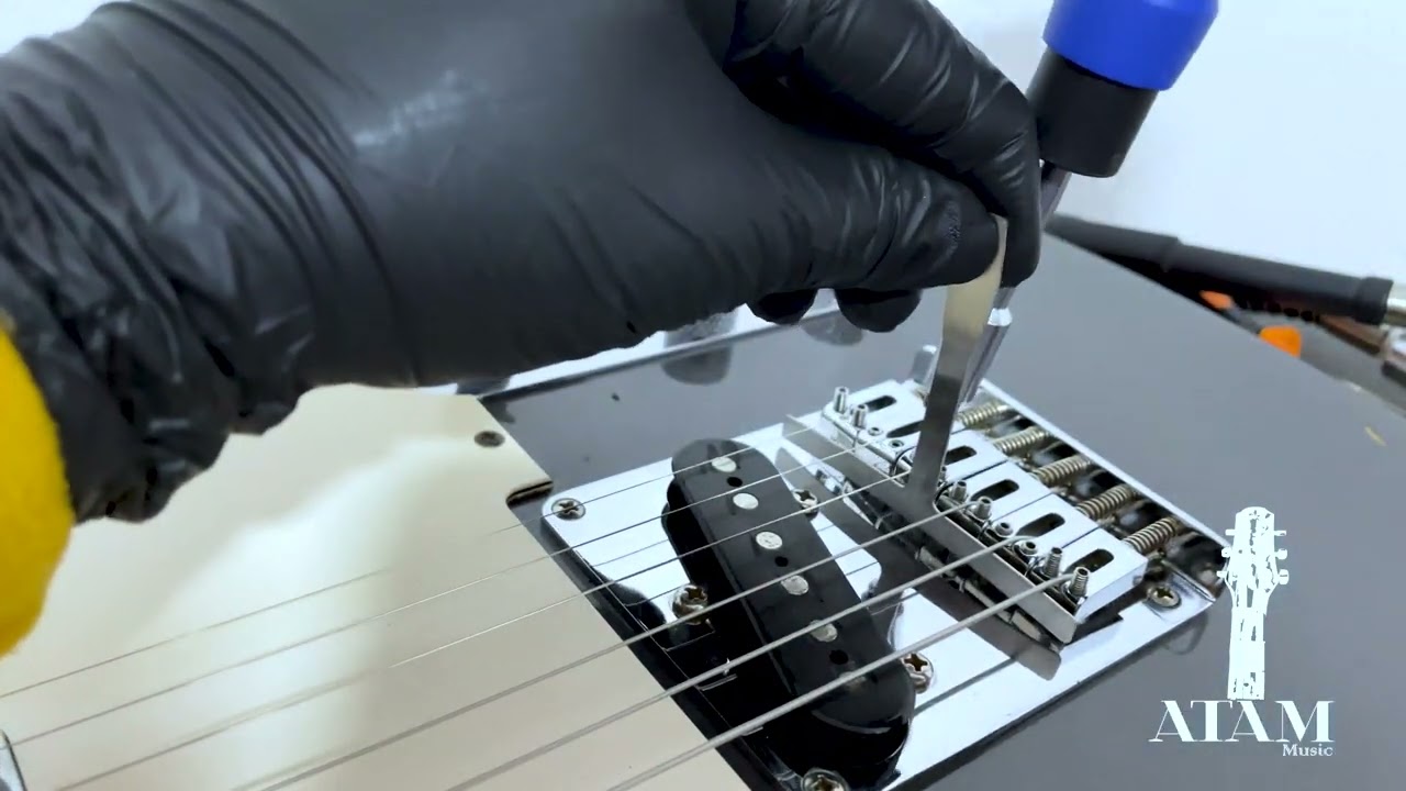 Ajuste de altura de cuerdas de guitarra (Telecaster)