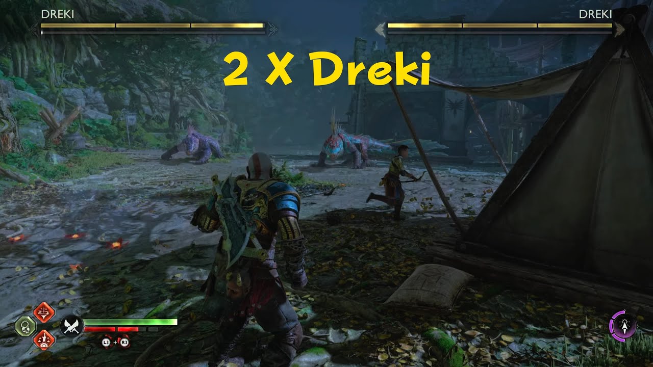 How to defeat two Dreki - God of war ragnarok