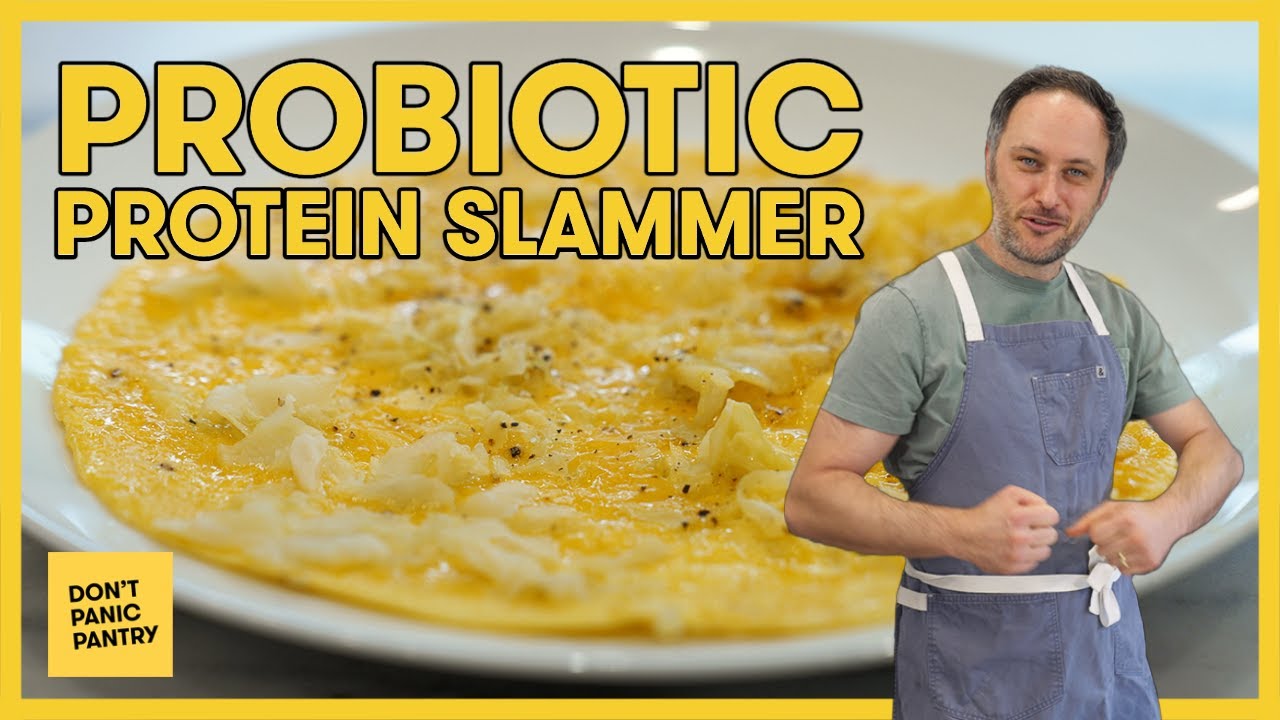 3-Ingredient Fast Healthful Breakfast: A Krauty Omelet is Your Probiotic Protein Slammer