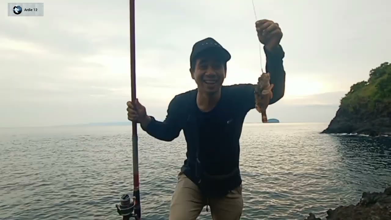 rockfishing salah satu spot mancing dan camping terbaik yang ada di bali / rockfishing episode 4