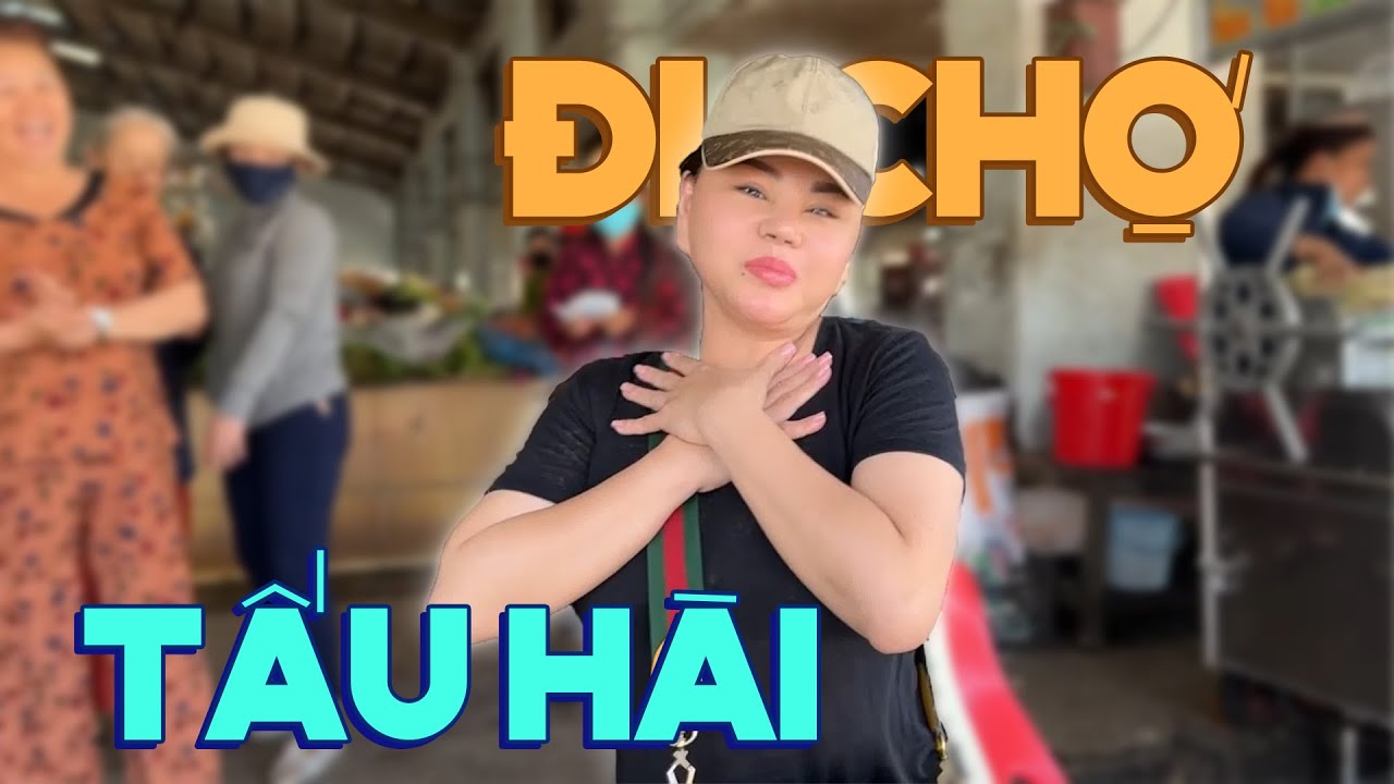 Lê Giang - Minh Dũng đi chợ vẫn quăng miếng tấu hài với bà con | Lê Giang Official